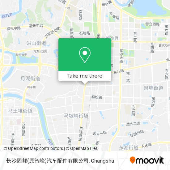长沙固邦(原智峰)汽车配件有限公司 map