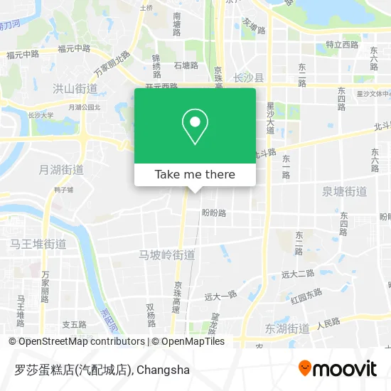 罗莎蛋糕店(汽配城店) map