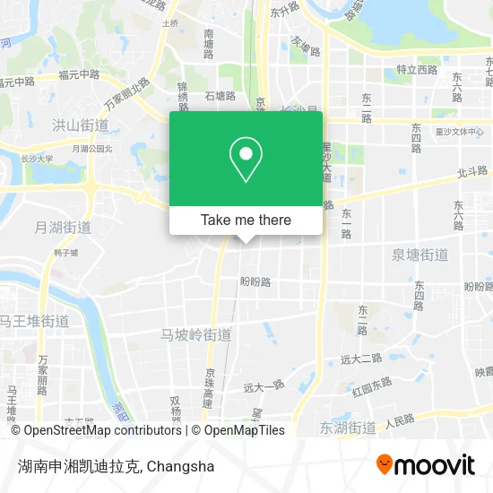 湖南申湘凯迪拉克 map