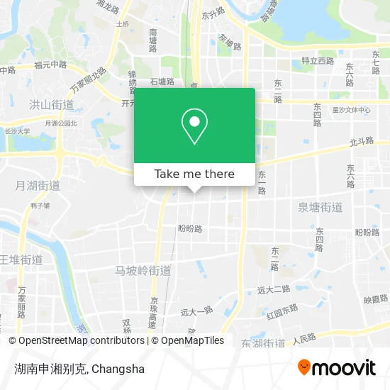 湖南申湘别克 map