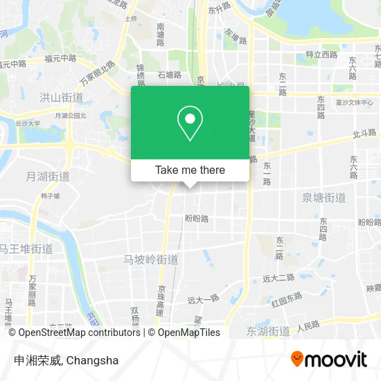 申湘荣威 map