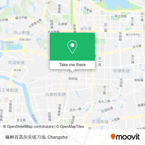 橡树谷高尔夫练习场 map