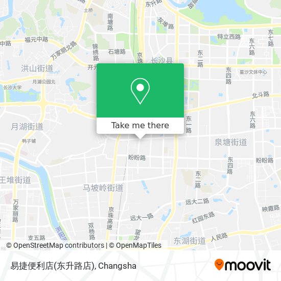 易捷便利店(东升路店) map