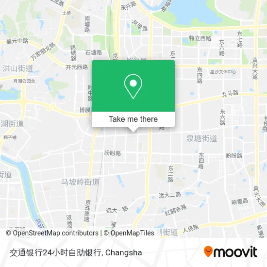 交通银行24小时自助银行 map