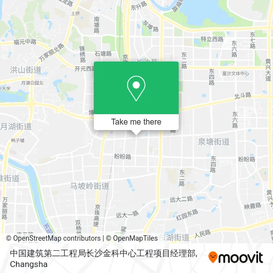 中国建筑第二工程局长沙金科中心工程项目经理部 map