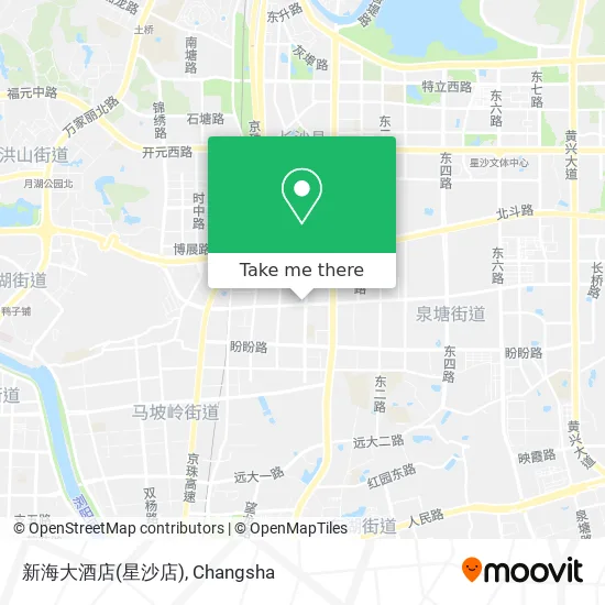 新海大酒店(星沙店) map