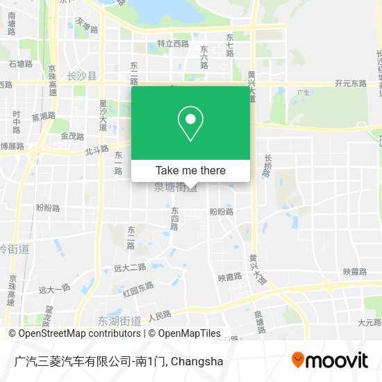 广汽三菱汽车有限公司-南1门 map