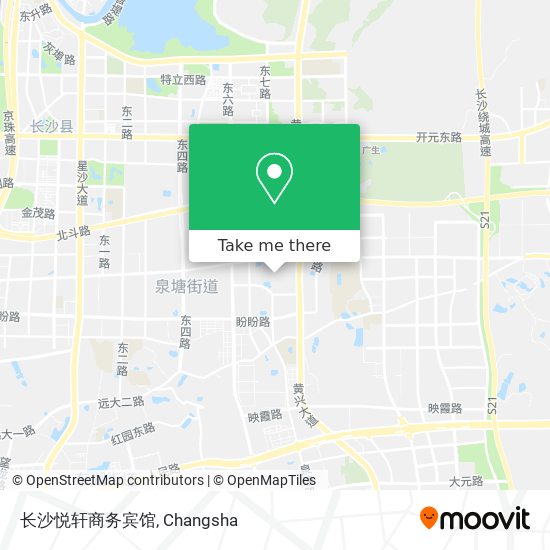 长沙悦轩商务宾馆 map