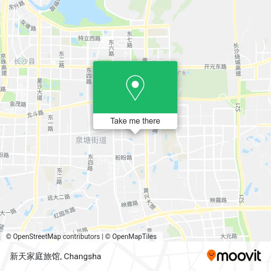 新天家庭旅馆 map