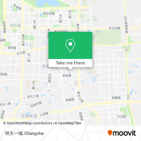 明天一城 map