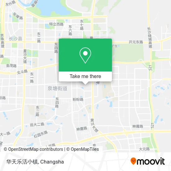 华天乐活小镇 map