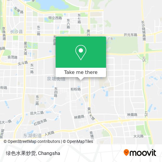 绿色水果炒货 map