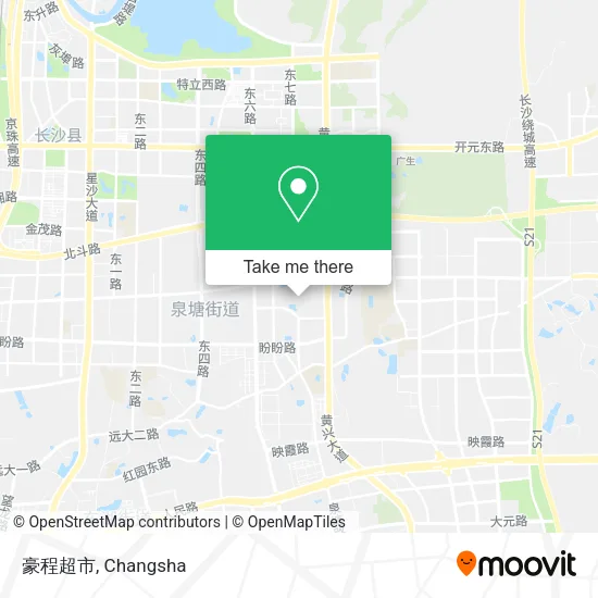豪程超市 map