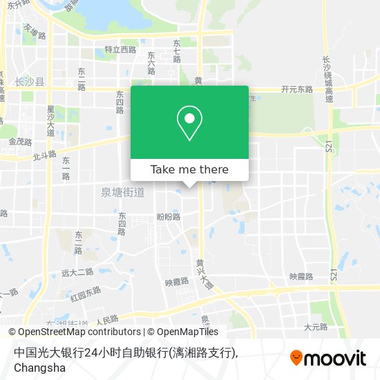 中国光大银行24小时自助银行(漓湘路支行) map