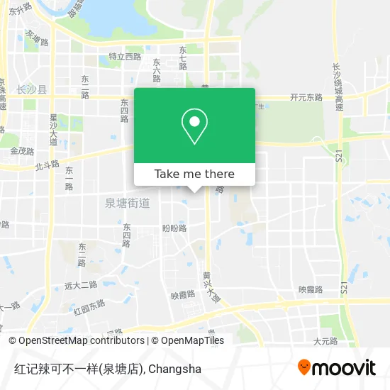 红记辣可不一样(泉塘店) map