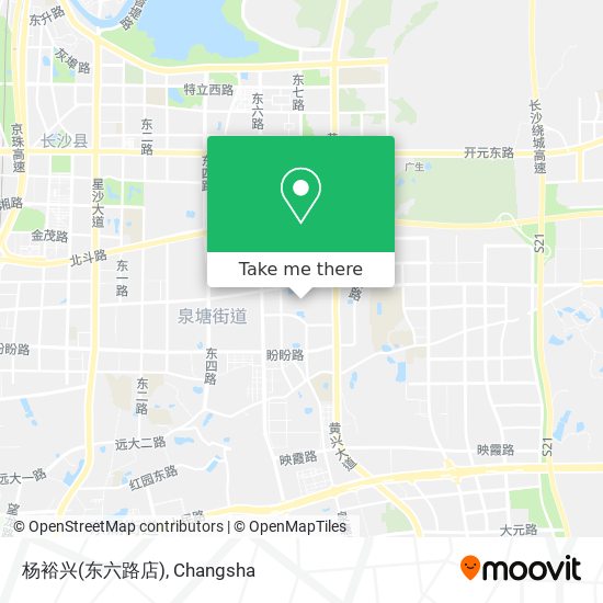 杨裕兴(东六路店) map