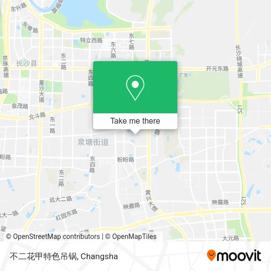 不二花甲特色吊锅 map