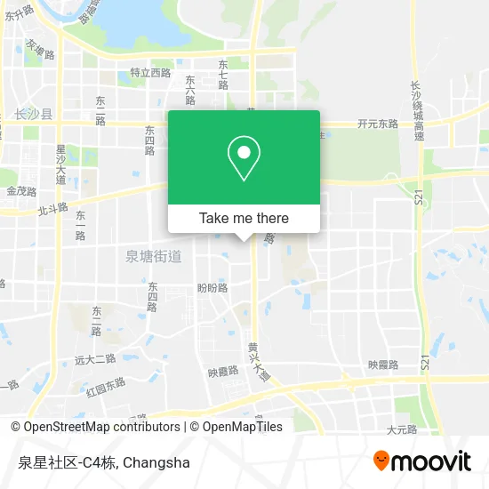 泉星社区-C4栋 map