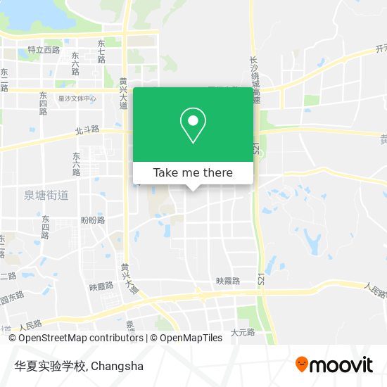 华夏实验学校 map
