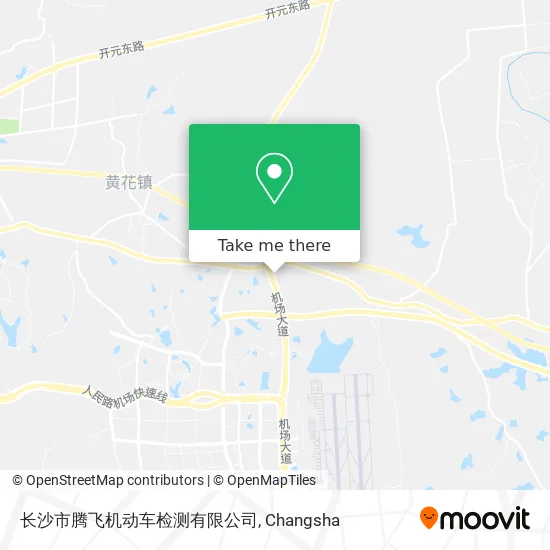 长沙市腾飞机动车检测有限公司 map