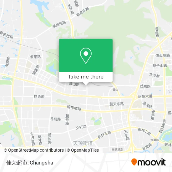 佳荣超市 map