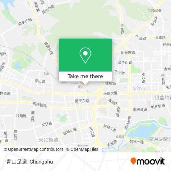青山足道 map
