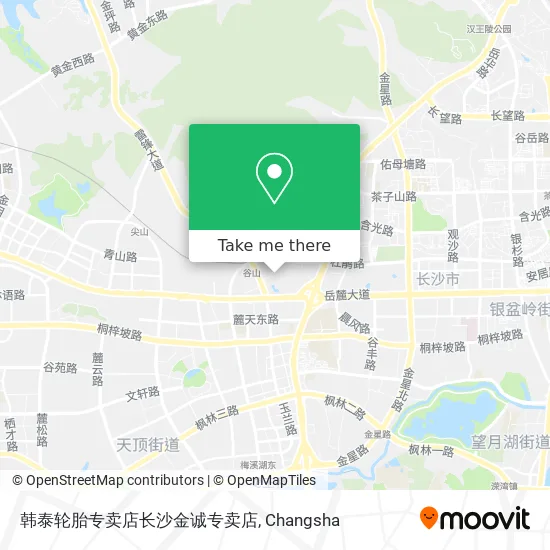 韩泰轮胎专卖店长沙金诚专卖店 map