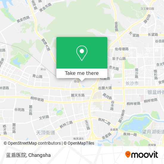 蓝盾医院 map