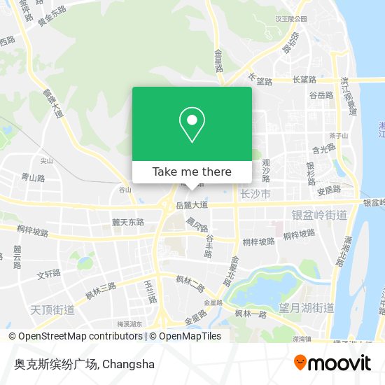 奥克斯缤纷广场 map