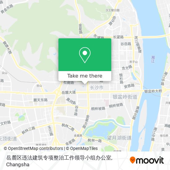 岳麓区违法建筑专项整治工作领导小组办公室 map