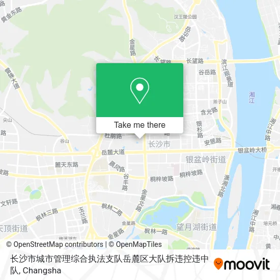 长沙市城市管理综合执法支队岳麓区大队拆违控违中队 map
