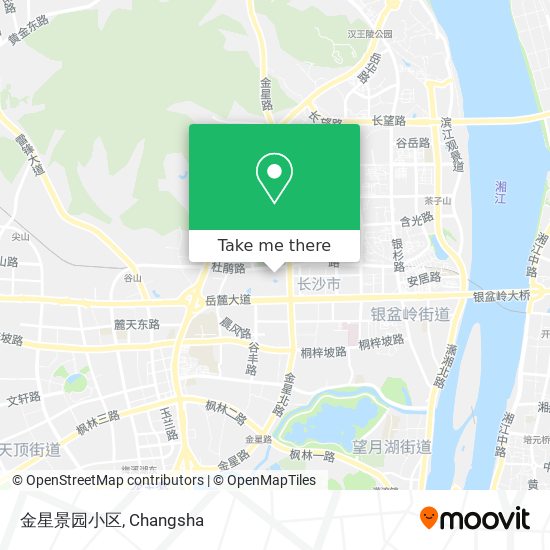 金星景园小区 map