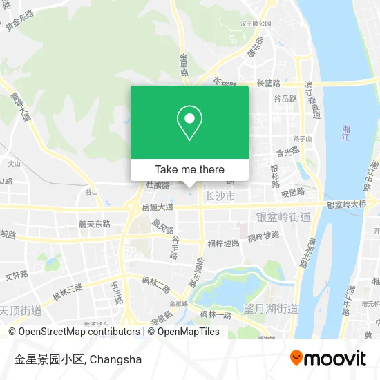 金星景园小区 map