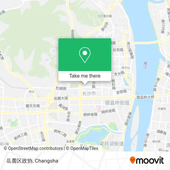 岳麓区政协 map