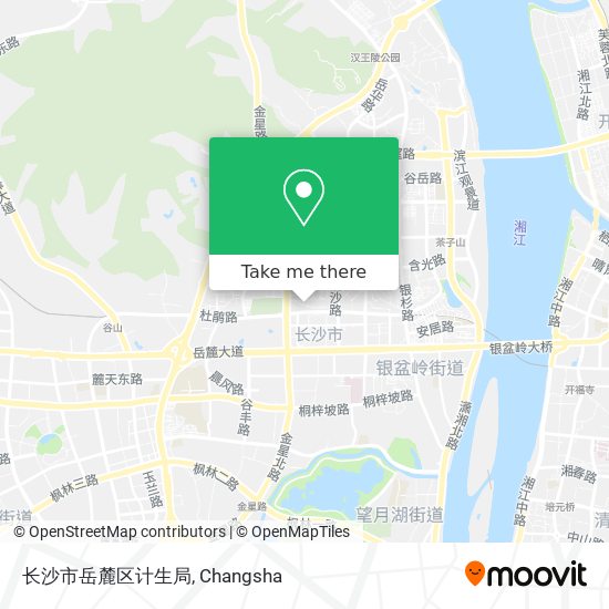 长沙市岳麓区计生局 map