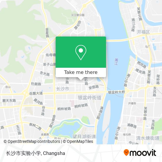 长沙市实验小学 map