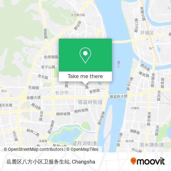 岳麓区八方小区卫服务生站 map