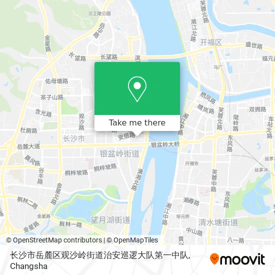 长沙市岳麓区观沙岭街道治安巡逻大队第一中队 map