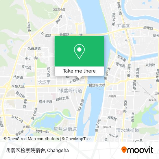 岳麓区检察院宿舍 map