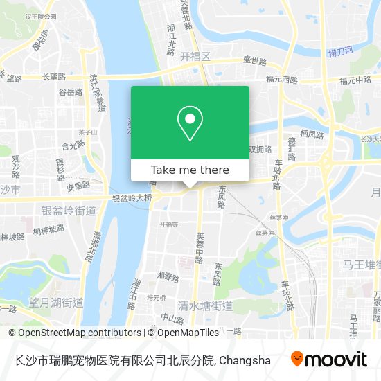 长沙市瑞鹏宠物医院有限公司北辰分院 map