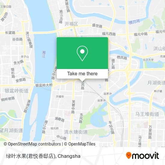 绿叶水果(君悦香邸店) map
