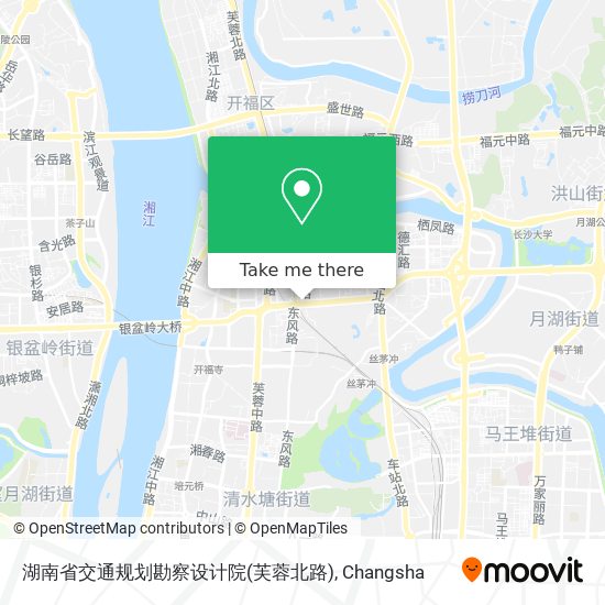 湖南省交通规划勘察设计院(芙蓉北路) map