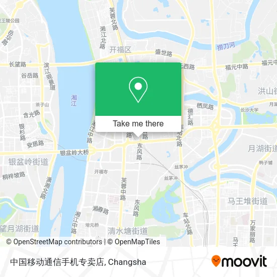 中国移动通信手机专卖店 map