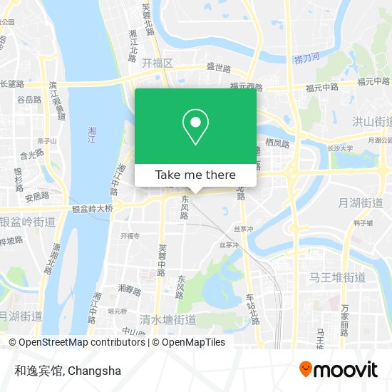 和逸宾馆 map