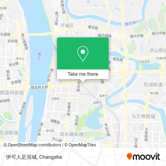 伊可人足浴城 map