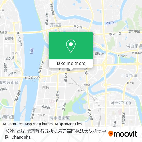 长沙市城市管理和行政执法局开福区执法大队机动中队 map