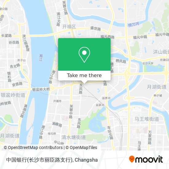 中国银行(长沙市丽臣路支行) map
