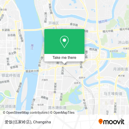 爱饭(伍家岭店) map