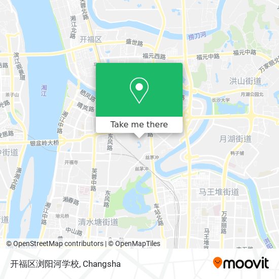 开福区浏阳河学校 map