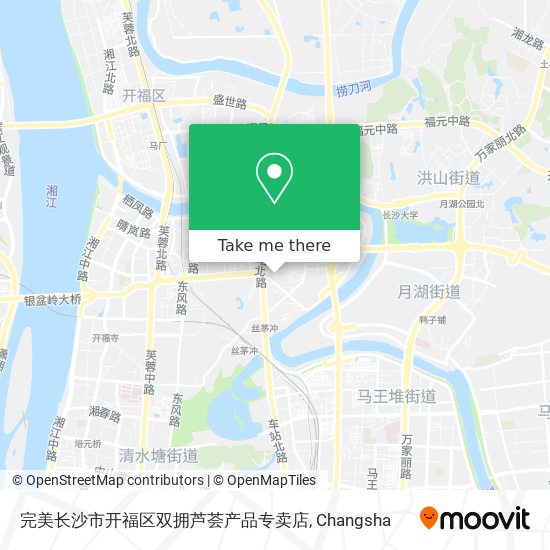 完美长沙市开福区双拥芦荟产品专卖店 map